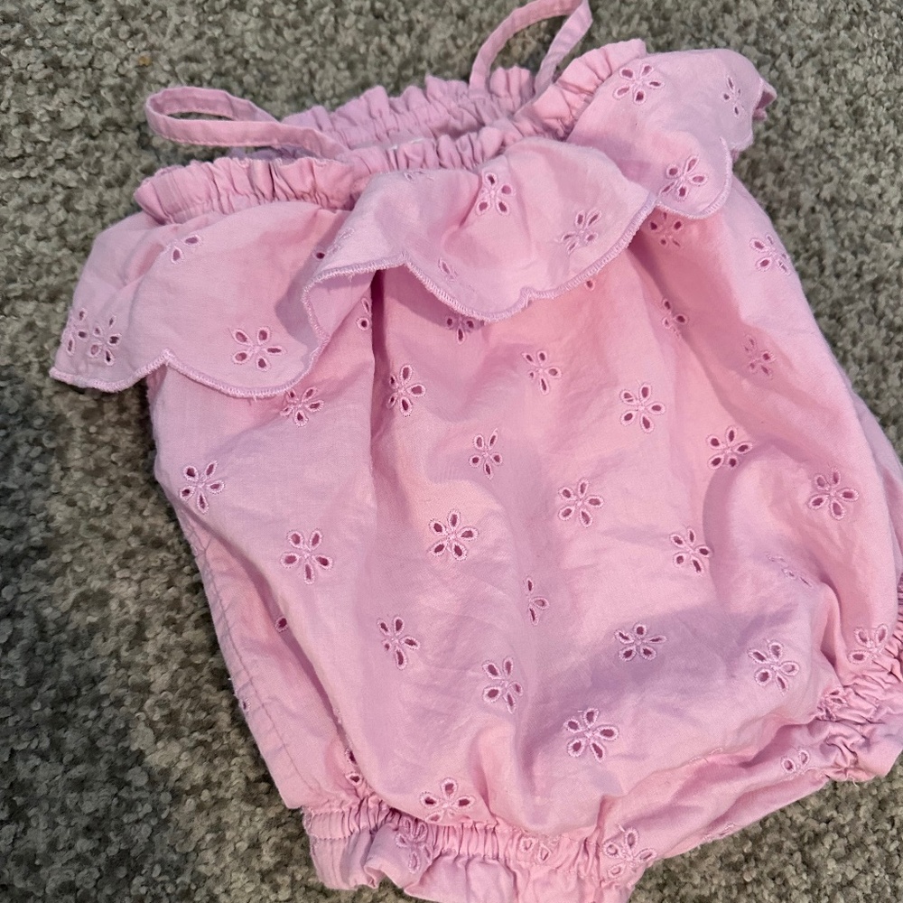 Spaghetti straps bubble onepiece